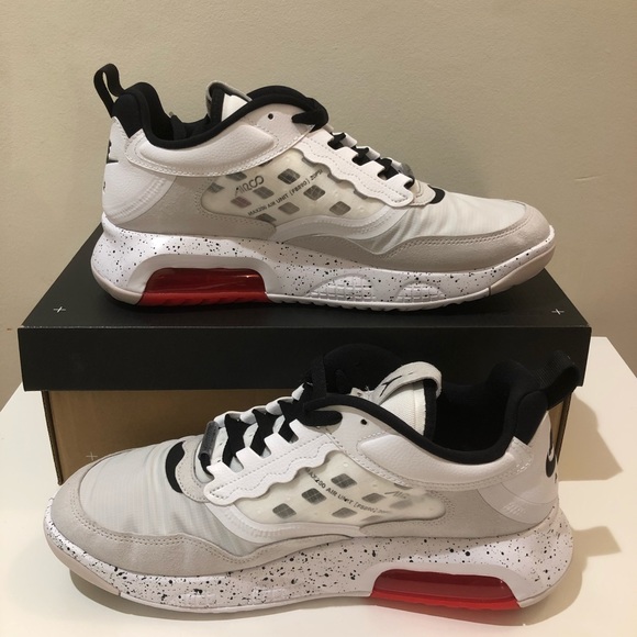 Men's Air Jordan Air Max 200 White/Challenge Red - Picture 2 of 7